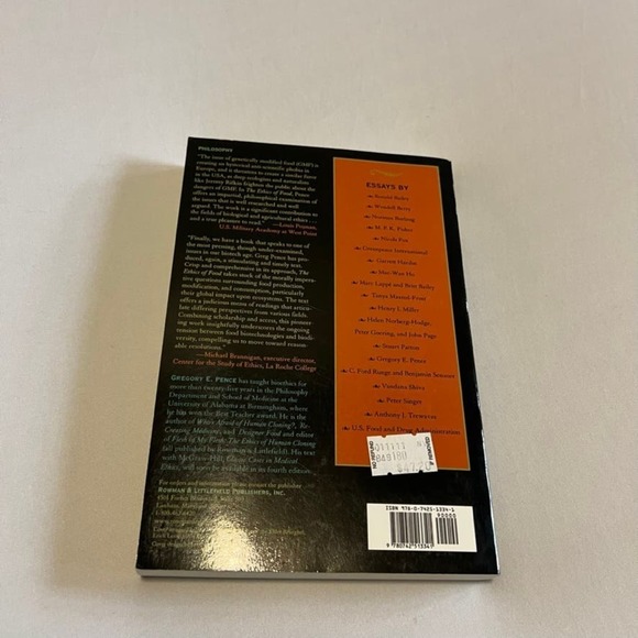 The Ethics of Food  A reader for the 21st Century by Gregory Pence - Picture 2 of 5